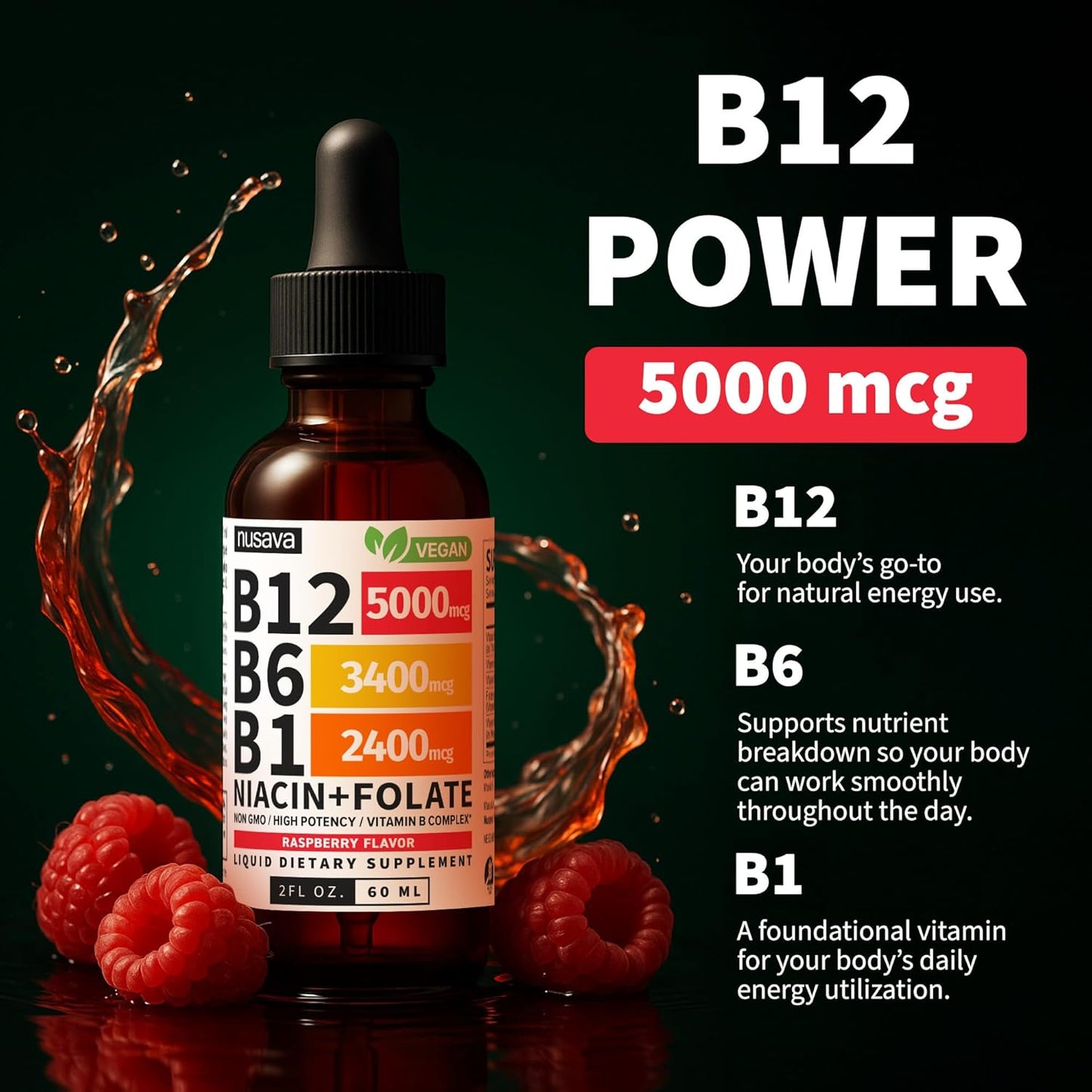 Vitamin B12 & B6 Liquid Drops